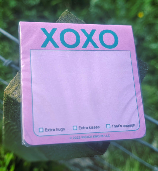 Cute Memo Pad - XOXO